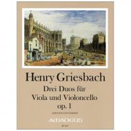 Griesbach, J.H.:  3 Duos op. 1 