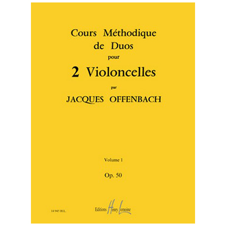 Offenbach, J.: Cours Méthodiques Op. 50 Bd. 1 