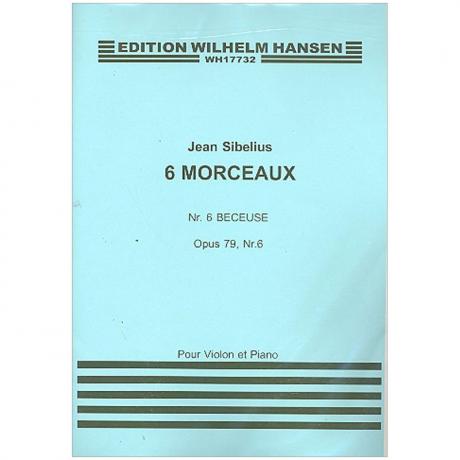 Sibelius, J.: Aus »6 Morceaux« Nr. 6 Berceuse Op. 79/6 (1917) 