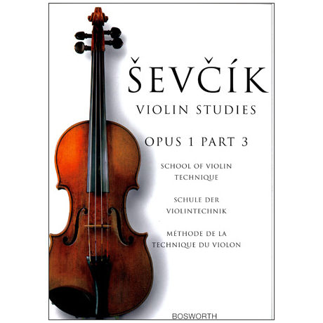 O Sevcik op.1 Heft III Schule der Violintechnik 