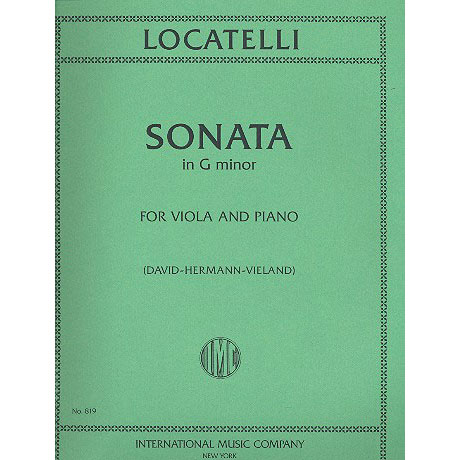 Locatelli, P.: Violasonate g-moll 