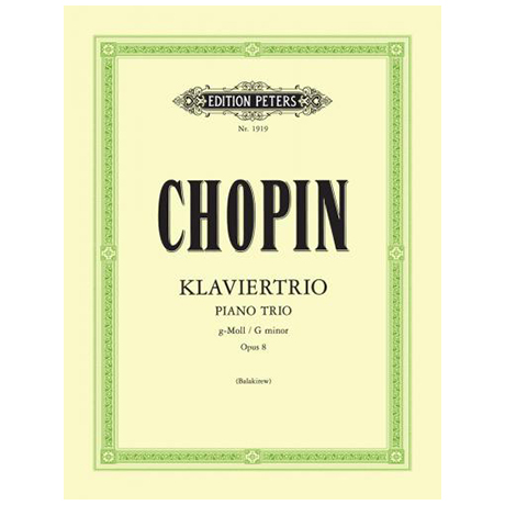 Chopin, F.: Klaviertrio Op. 8 g-Moll 