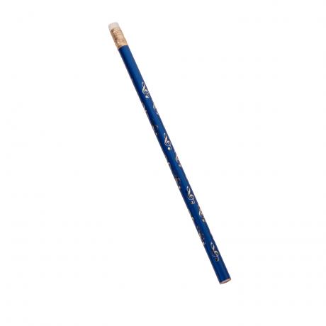 Pencil Violin Clef blue