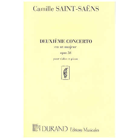Saint-Saëns, C.: Violinkonzert Nr. 2 Op. 58 C-Dur 