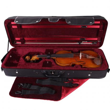 PACATO Livorno violin case 3/4 | black/red