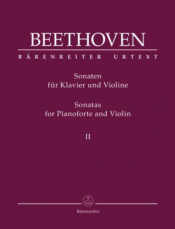 Beethoven, L. v.: Sonaten für Klavier und Violine Band II 