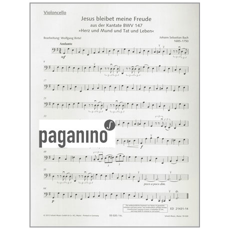 Bach, J. S.: Jesus bleibet meine Freude 