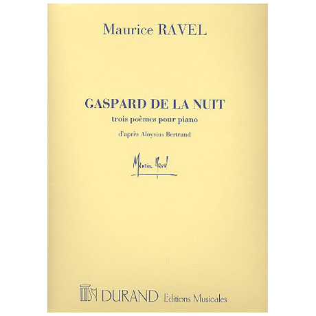 Ravel, M.: Gaspard de la nuit 