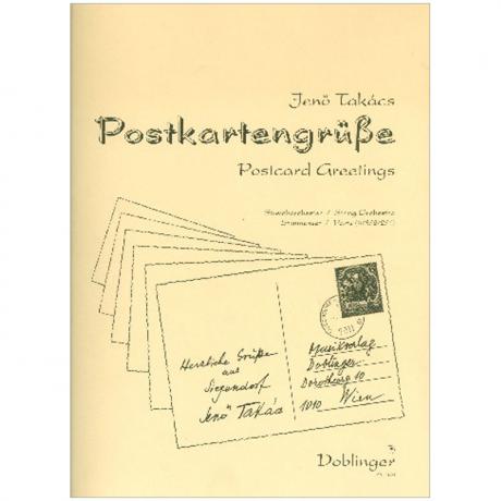 Takacs, J.: Postkartengrüße (1987) cello