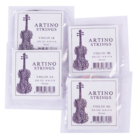 STUDENT violin string SET by Artino 4/4 - 3/4