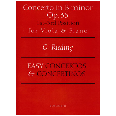 Rieding, O.: Concerto Op. 35 h-Moll 