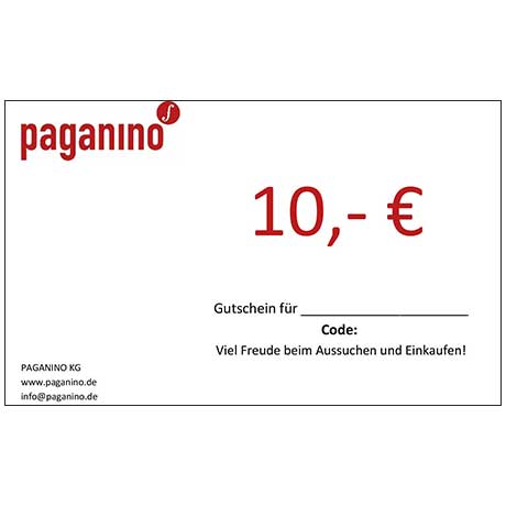 Gift certificate 10,- EUR 