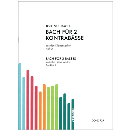 Bach, J. S.: Übungsmusik für 2 Kontrabässe Band 2 – 10 Präludien, Fughetta, Fuge 