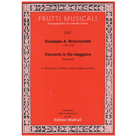 Brescianello, G. A.: Violinkonzert D-Dur 