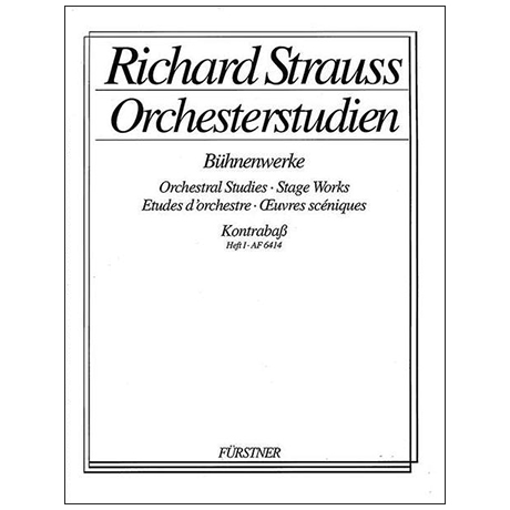 Orchesterstudien: Strauss, R.: Bühnenwerke Band 1 