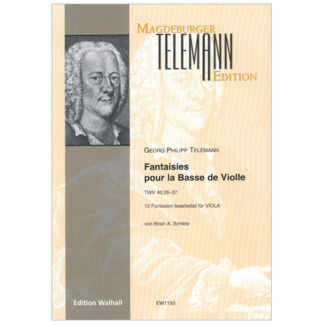 Telemann, G.Ph.: 12 Fantasien TWV 40:26–37 - Viola solo Telemann, G.Ph.: 12 Fantasien TWV 40:26–37 - Viola solo