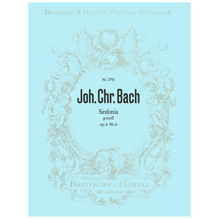 Bach, J. C.: Sinfonia g-Moll Op. 6 Nr. 6 