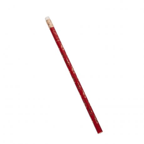 Pencil Violin Clef red