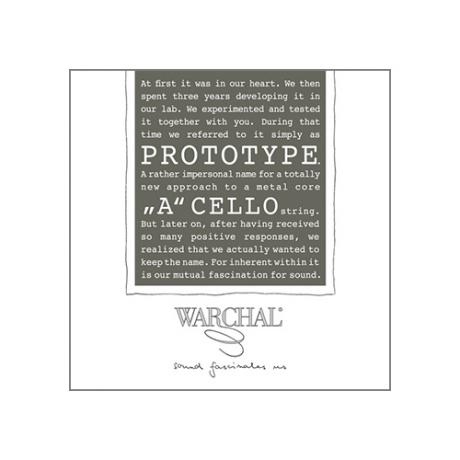 PROTOTYPE cello string A by Warchal 4/4 | medium