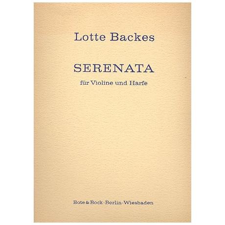 Backes, L.: Serenata 