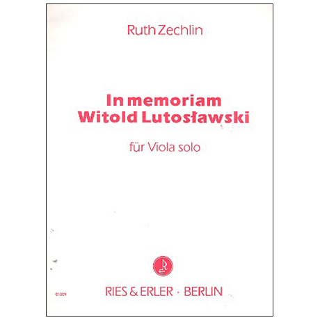 Zechlin, R.: In memoriam Witold Lutosławski (1995) 