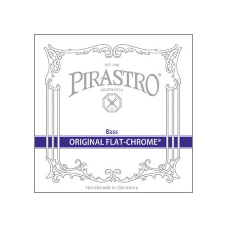 ORIGINAL FLAT-CHROME bass string E by Pirastro medium