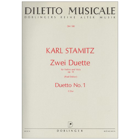 Stamitz, K.: 2 Duette Op. 10/1 C-Dur 