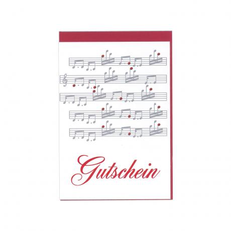 Greeting card Gutschein 