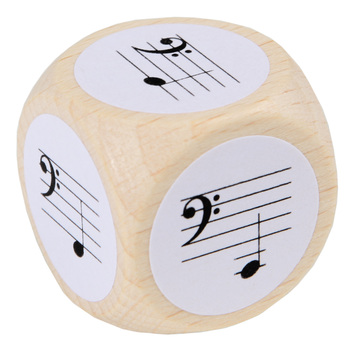 Note Dice with bass clef C to G