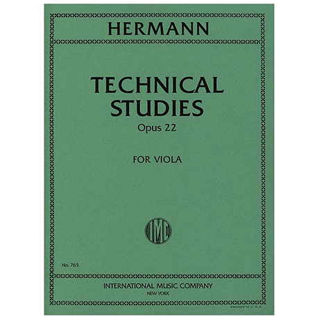 Hermann, F.: Technical Studies Op. 22 
