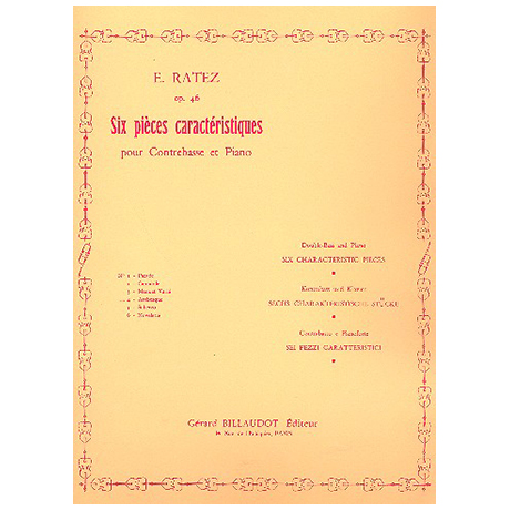 Ratez, E.: 6 Pièces Caractéristiques Op. 46/4 Arabesque 