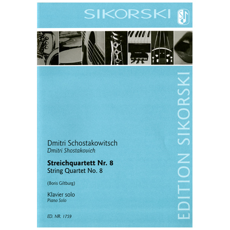 Shostakovich, D.: Streichquartett Nr. 8 