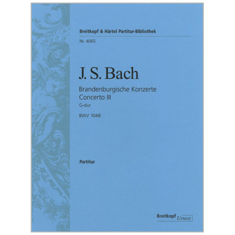Bach, J. S.: Brandenburgisches Konzert Nr. 3 G-Dur BWV 1048 