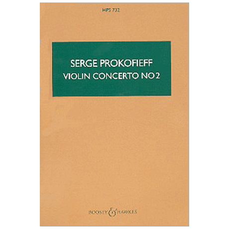 Prokofieff, S.: Concerto g minor no.2 Op. 63 violin and orchestra 