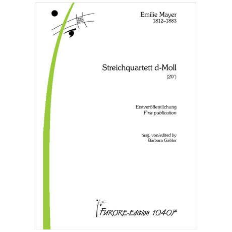 Mayer, E.: Streichquartett d-Moll 