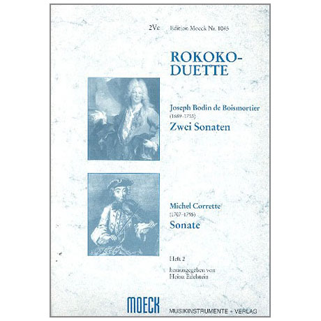 Boismortier, J. B. d./Corrette, M.: Rokoko-Duette Band 2: 2 Sonaten 