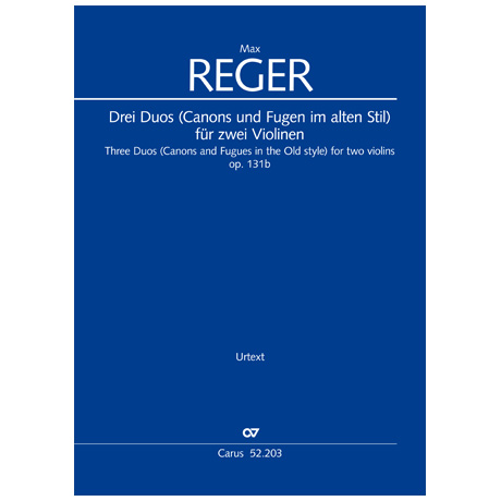 Reger, M.: 3 Duos Op.131b 
