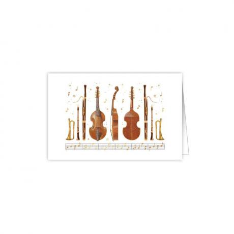 Double card music instruments 