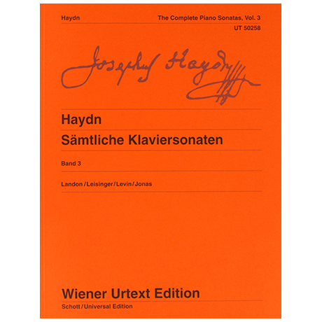 Haydn, J.: Complete Piano Sonatas Vol. 3 