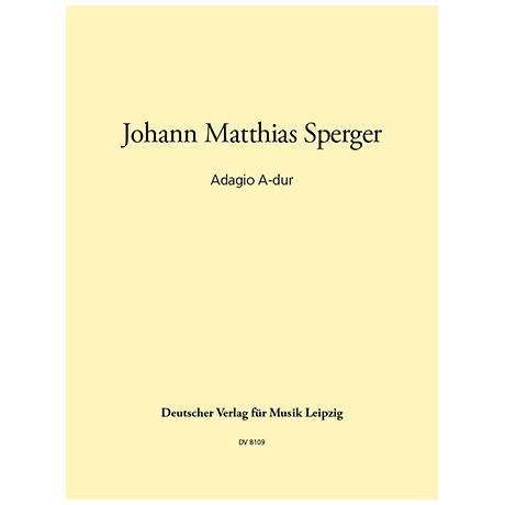 Sperger, J. M.: Adagio A-Dur 