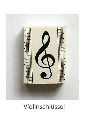 Rubber treble clef