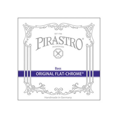 ORIGINAL FLAT-CHROME bass string A by Pirastro medium