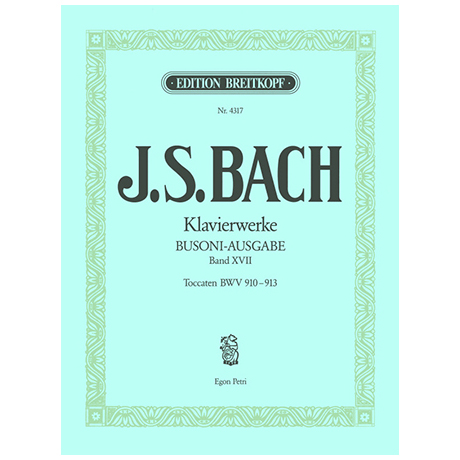 Bach, J. S.: Toccaten BWV 910-913 