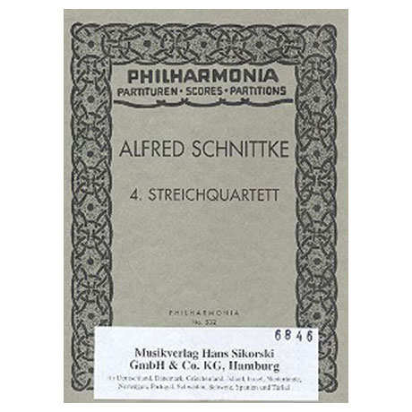 Schnittke, A.: Streichquartett Nr. 4 