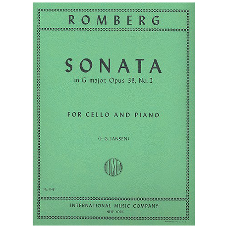 Romberg, B. H.: Sonate Op. 38/2 G-Dur 
