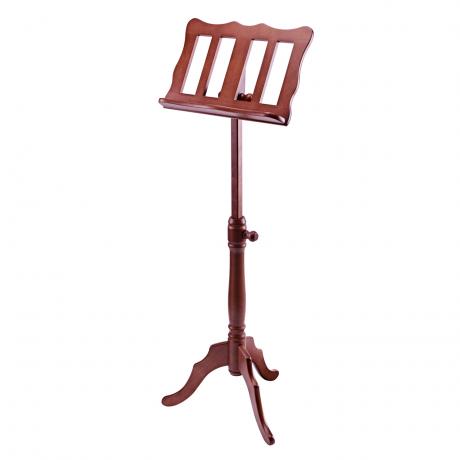 K&M 117 Wooden music stand walnut colored