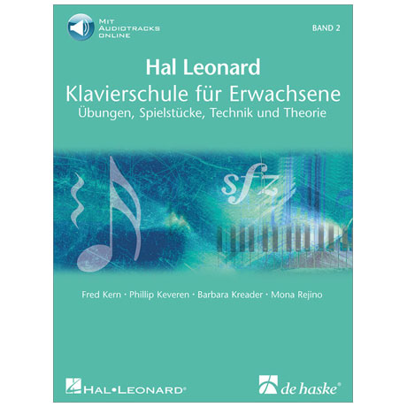 Hal Leonard Klavierschule für Erwachsene Band 2 (+Online Audio) 