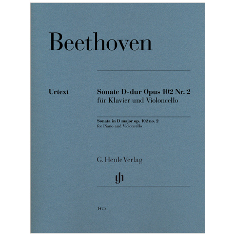Beethoven, L. v.: Violoncellosonate Op. 102,2 D-Dur 