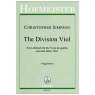 Simpson, Chr.: The Division Viol or The Art of Playing ex tempore upon a Ground 