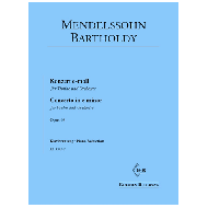 Mendelssohn Bartholdy, F.: Violinkonzert Op. 64  e-Moll 